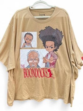 Cartoon Network The Boondocks Tan Graphic Tee